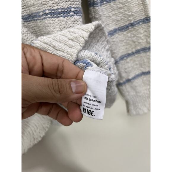 Coastal Nautical Minimalist Preppy Stripe Sweater XS Capsule Luxury Parisian Y2K - Picture 6 of 11